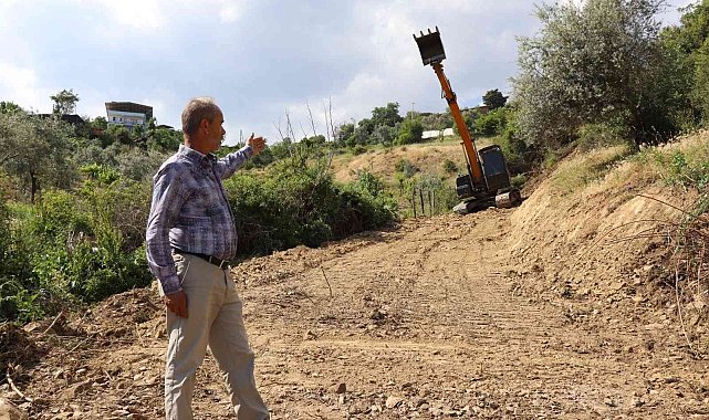 Nazilli Yaylapınar'da yol açma çalışmaları başladı