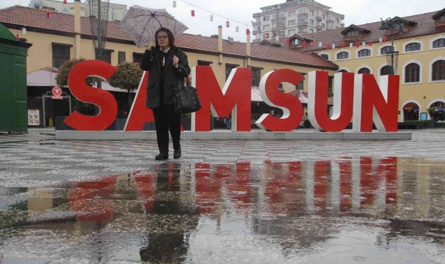 Samsun'da serin ve yağışlı günler