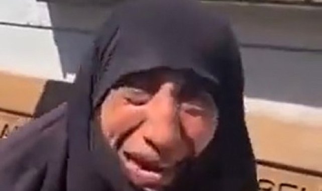 Suriyeli yaşlı kadına tekmeli saldırı