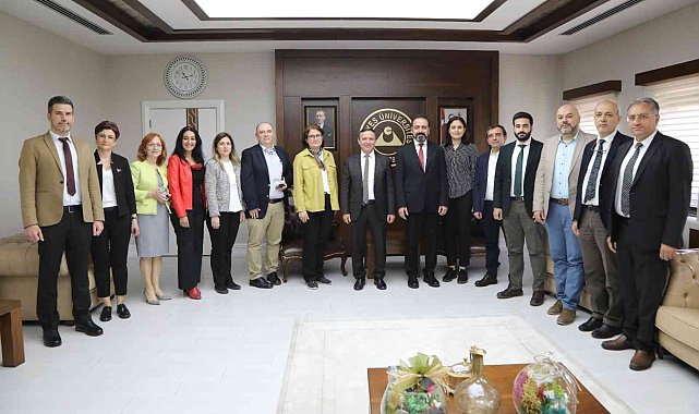 TÜSEB heyetinden ERÜ'ye ziyaret