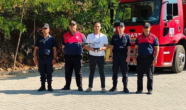 Aydın'da ormanlar yangına karşı termal drone ile kontrol ediliyor