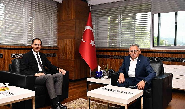 Başkan Büyükkılıç, İl Sağlık Müdürü Erşan'ı kabul etti