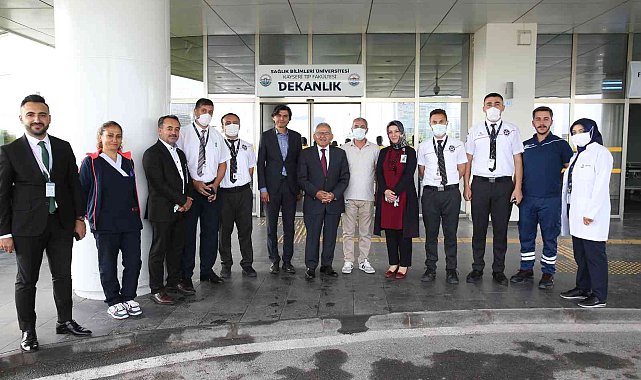 Başkan Büyükkılıç'tan Başhekim Koyuncu'ya 'hayırlı olsun' ziyareti