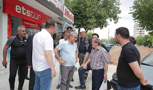 Başkan Işık, 'Zafer Meydanı' çalışmalarını yerinde inceledi