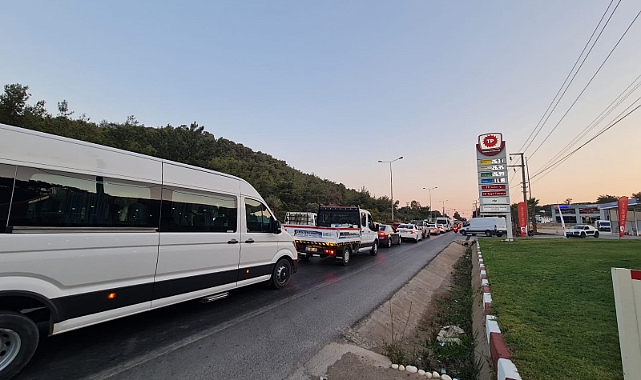 Bodrum'da Kurban Bayramı Öncesi Trafik Çilesi