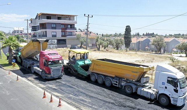 Büyükşehir Didim'de yolları yeniliyor