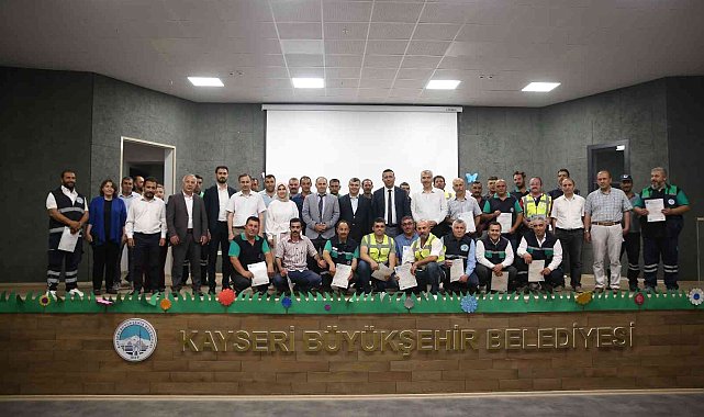 Büyükşehir personeline 'Orman Yetiştirme ve Bakım' sertifikası