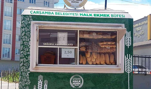Çarşamba'da ekmek 2.5 TL