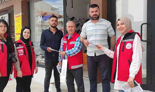 Çekerek'te erkekler 'kadına şiddete hayır' dedi