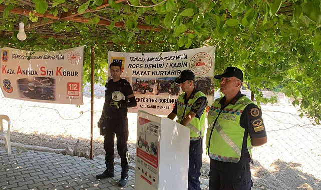 Çeşme Ziraat Odası'ndan traktörlere ücretsiz reflektör