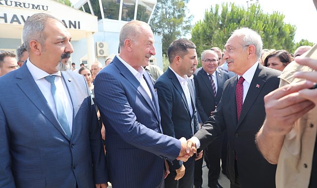 Didim Belediye Başkanı Atabay, CHP Genel Başkanı Kılıçdaroğlu'nu karşıladı