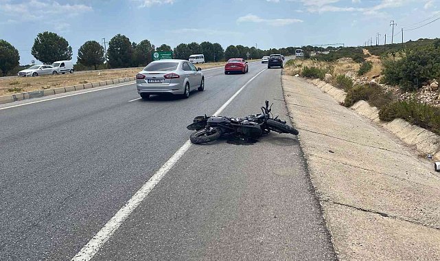 Didim'deki kazada motosiklet sürücüsü hayatını kaybetti