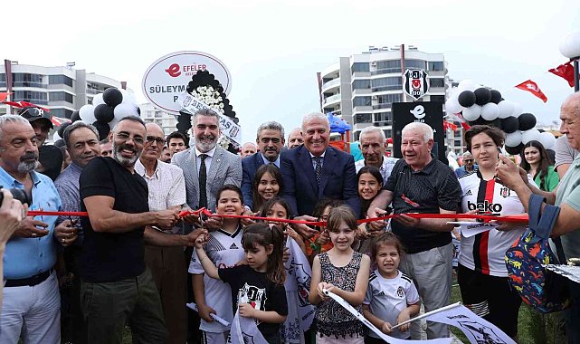 Efeler'de Süleyman Seba Parkı açıldı