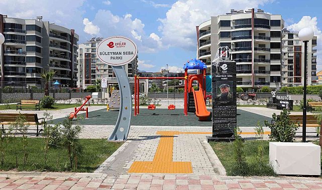 Efeler'de Süleyman Seba Parkı hizmete açılıyor