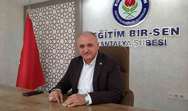 Eğitim Bir Sen Antalya Başkanı Miran: "Tazminat yansıtma oranları iyileştirilmeli"