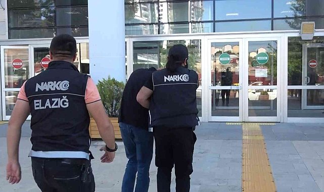 Elazığ'da uyuşturucu madde satan şüpheli tutuklandı