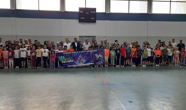 Ergene'de yaz dönemi spor kursları başladı