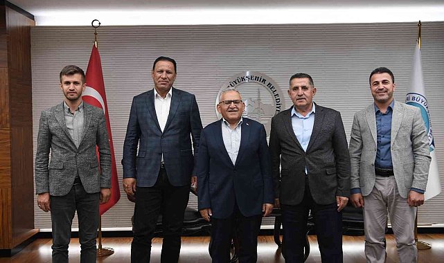 Hakkâri Derecik Belediye Başkanı Çetinkaya'dan Başkan Büyükkılıç'a ziyaret