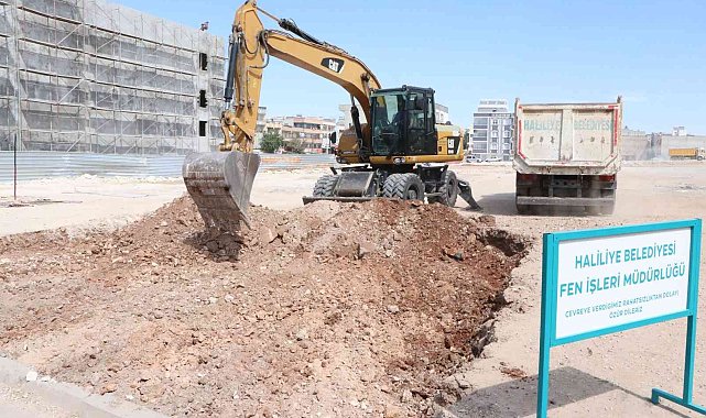 Haliliye'de yeni yol çalışması