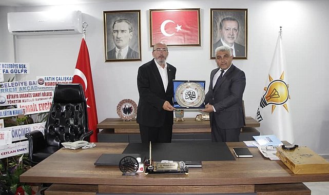 Hisarcık heyetinden Başkan Önsay'a, "Hayırlı olsun" ziyareti