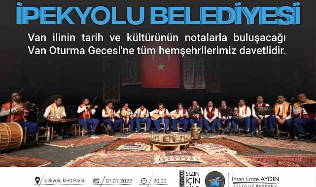 İpekyolu'nda 'Oturma Gecesi' programı