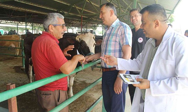 Isparta'da hayvan pazarı ve kesim yerleri denetleniyor