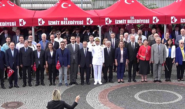 İzmit'in işgalden kurtuluşunun 101. yılı törenle kutlandı