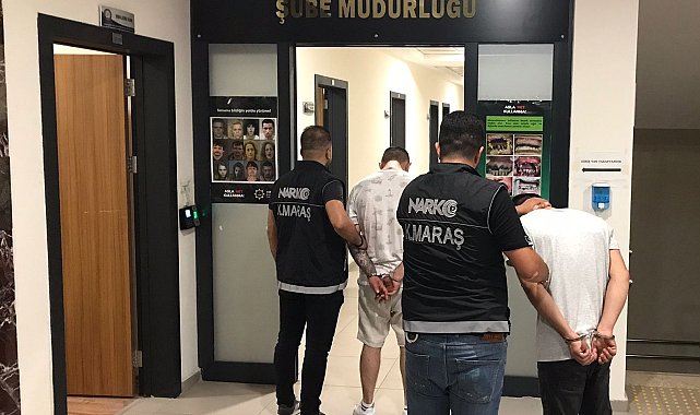 Kahramanmaraş'ta uyuşturucu satıcılarına suçüstü: 2 gözaltı