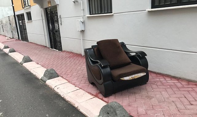 Kaldırımlar çöplük değil