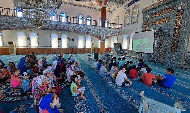 Köyceğiz'de camiler çocuklar ile şenlendi