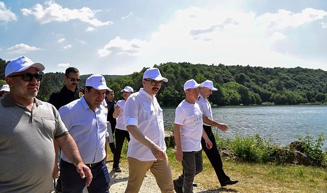 Küçük Elmalı Göletinde çevre yürüyüşü yapıldı