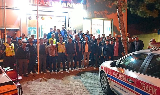 Kütahya'da traktör sürücülerine güvenli sürüş eğitimi
