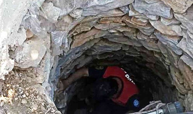 Kuyuya düşen Kuzu'yu itfaiye kurtardı