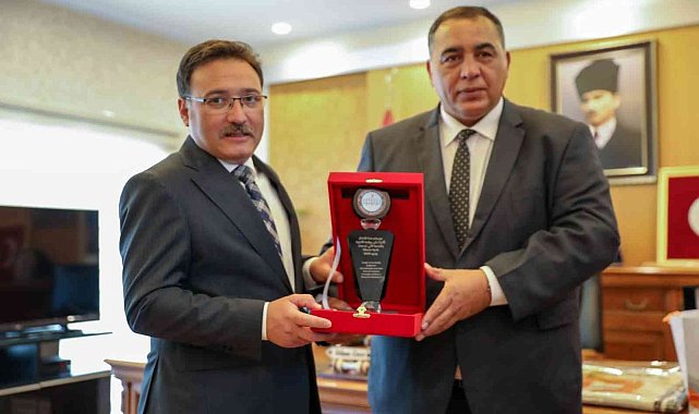 Libya Heyeti'nden Vali Çiçek'e ziyaret