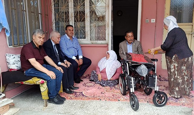 MHP Milletvekili Özyavuz'dan engelli kadına hediye