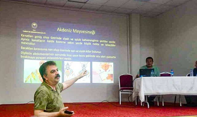 Mihalıççık'ta kiraz üreticisine eğitim