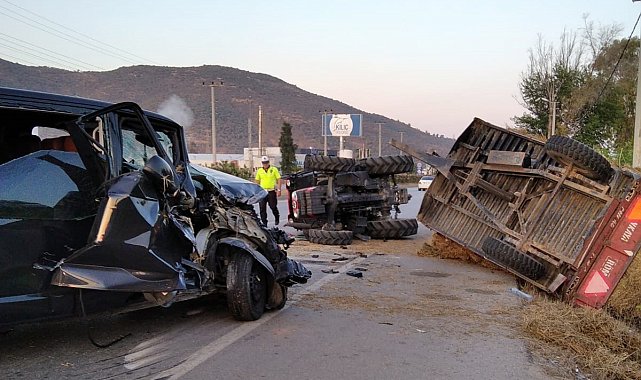 Milas'ta trafik kazası: 1 yaralı