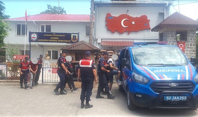 Ordu'da maskeli hırsızlık olayının failleri tutuklandı