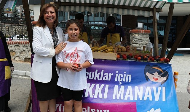 Safranbolu'da "Çocuklar İçin Göz Hakkı Manavı" kuruldu