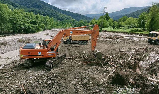Sakarya Büyükşehir Belediyesi, Bartın'da afet bölgesinde