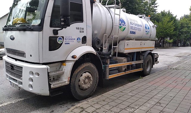 Sakarya'dan, Düzce'ye vidanjör desteği