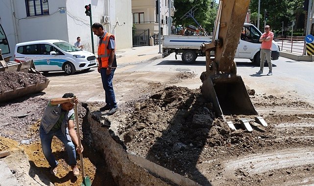 Şehit Emniyet Müdürü Altuğ Verdi Caddesi'ndeki altyapı çalışması tamamlandı
