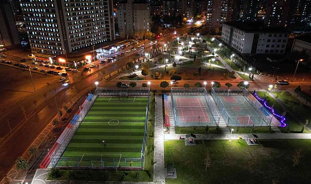 Talas'ta parklar, fonksiyonel alanlar