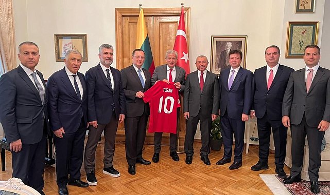 TFF'den Vilnius Büyükelçisi Gökhan Turan'a ziyaret
