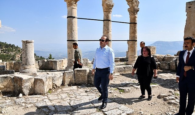 Vali Pehlivan, Mut'un doğal ve tarihi güzelliklerini gezdi