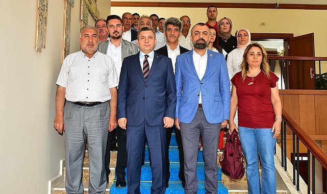 Vali Şahin'e ziyaretler devam ediyor
