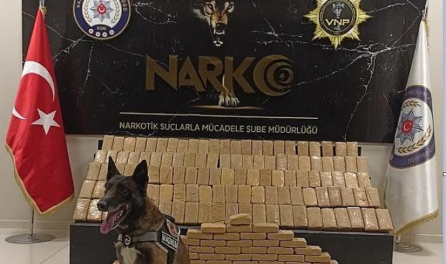 Van'da 102 kilo uyuşturucu ele geçirildi