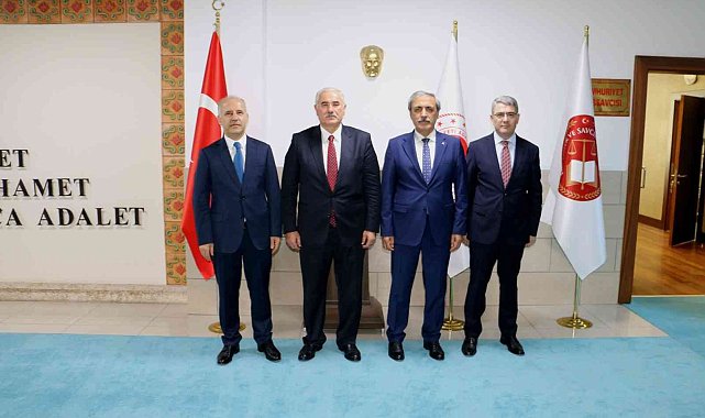 Yargıtay Başkanı Akarca ve Yargıtay Cumhuriyet Başsavcısı Şahin'den Antalya Adliyesi ziyareti