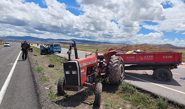 Yerköy'de trafik kazası: 1'i ağır 3 yaralı