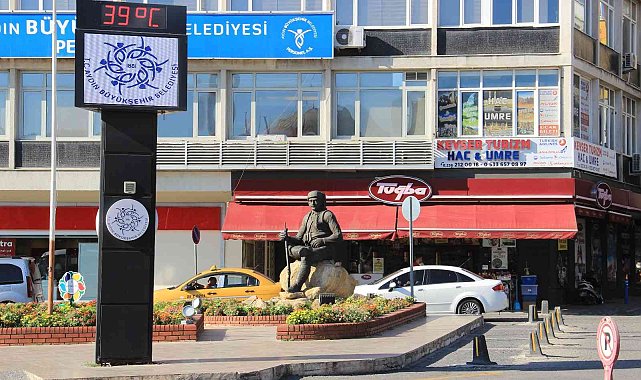 Aydın 2022 yılının en sıcak gününü yaşadı